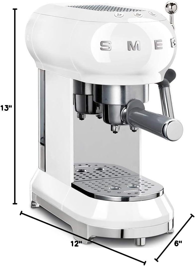 imageSmeg Manual Espresso and Tamper Set White