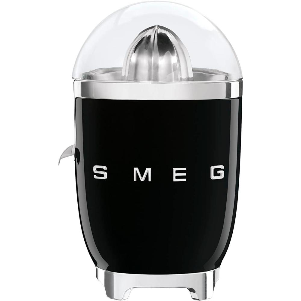imageSMEG 50s Retro Style Citrus Juicer with Drip Free Spout Automatic Activation and Efficient Straining NavyBlack