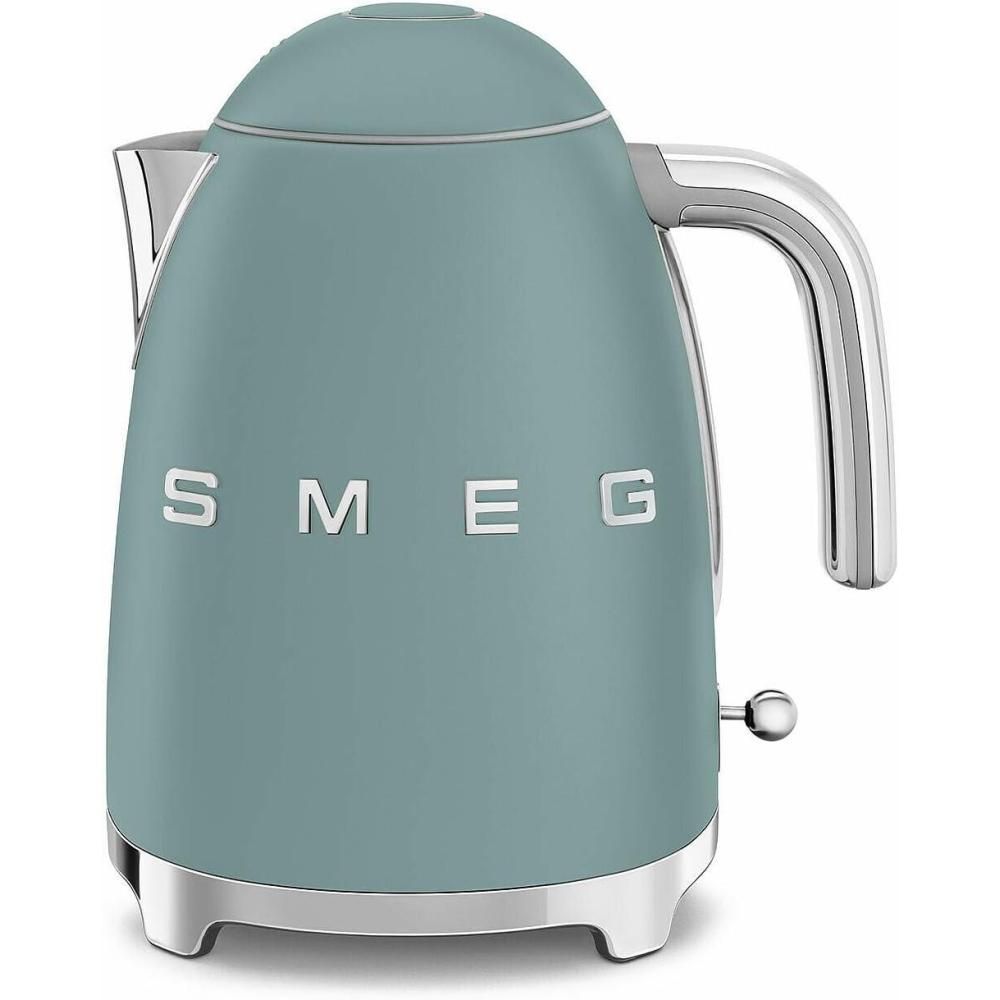 imageSMEG 50s Retro Style Electric Water Kettle with Automatic Shutoff Removable Base and Water Indicator KLF03PBUS Pastel GreenJade