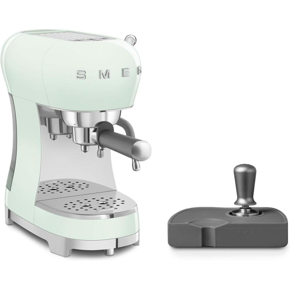 imageSmeg Manual Espresso and Tamper Set BlackPastel Green