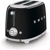 imageSMEG 2 Slice Toaster with 6 Presets and Defrost Function and Removable Crumb Tray JadeBlack