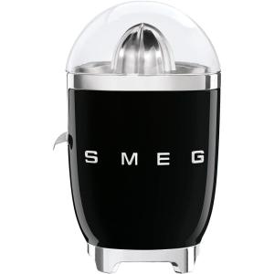 SMEG 50’s Retro Style Citrus Juicer with Drip Free Spout, Automatic Activation, and Efficient Straining, Navy(Black)