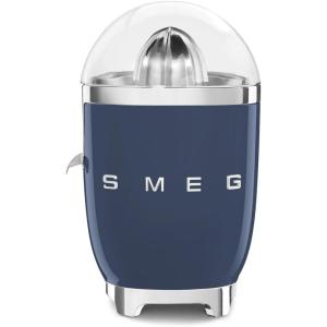 SMEG 50’s Retro Style Citrus Juicer with Drip Free Spout, Automatic Activation, and Efficient Straining, Pink CFJ11PKUS(Navy Blue)