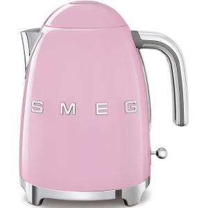 SMEG 50’s Retro Style Electric Water Kettle with Automatic Shutoff, Removable Base, and Water Indicator, KLF03PBUS, Pastel Green(Pink)