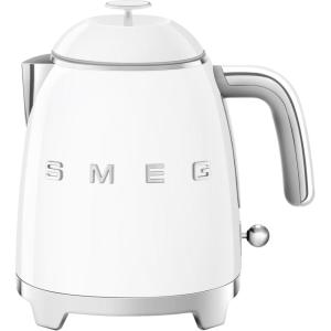 SMEG Mini 50’s Retro Style 3 Cup Electric Kettle with Double Wall Anti Slip Base and Water Level Indicator (Pastel Green)(White)
