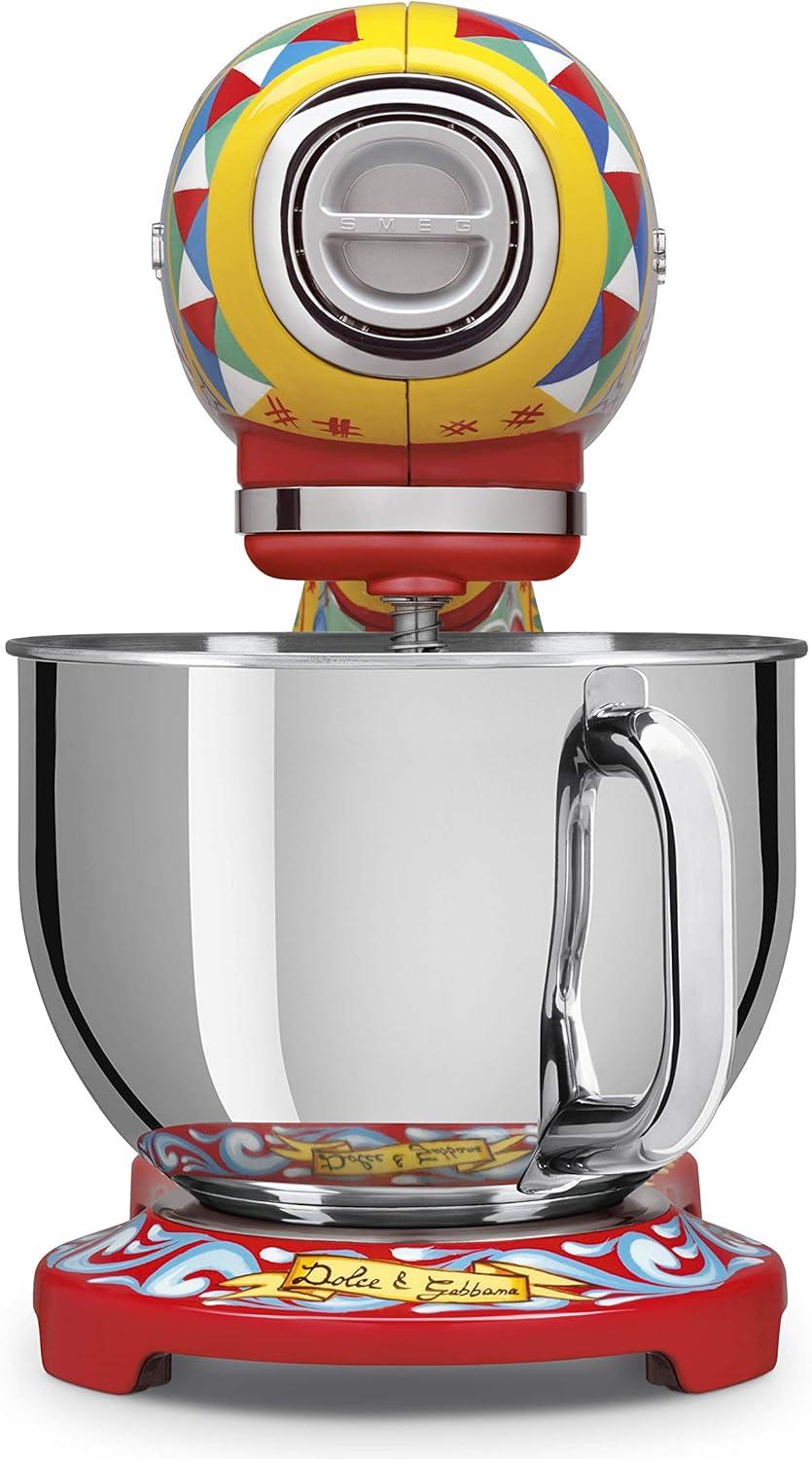 imageDolce and Gabbana x Smeg SMF03DGUS Retro Style 5 Quart Stand MixerquotSicily Is My Lovequot Collection