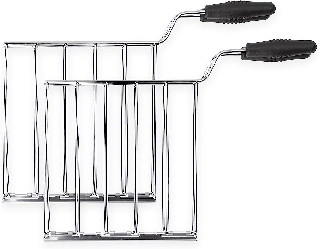 imageSMEG 2 Slice Toaster and Sandwich Rack Combo Pastel BluePastel Blue