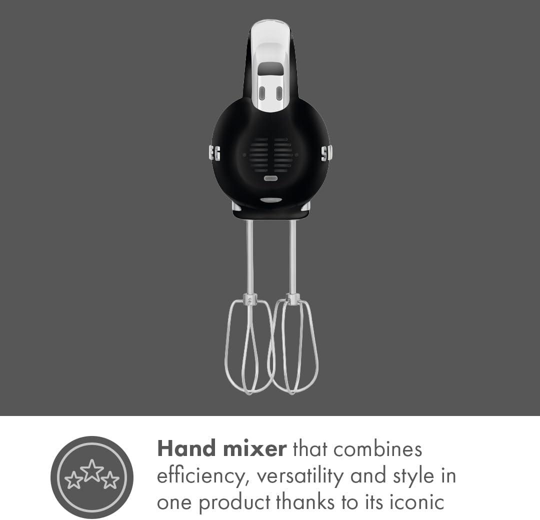 imageSMEG 50s Retro Line Hand MixersBlack