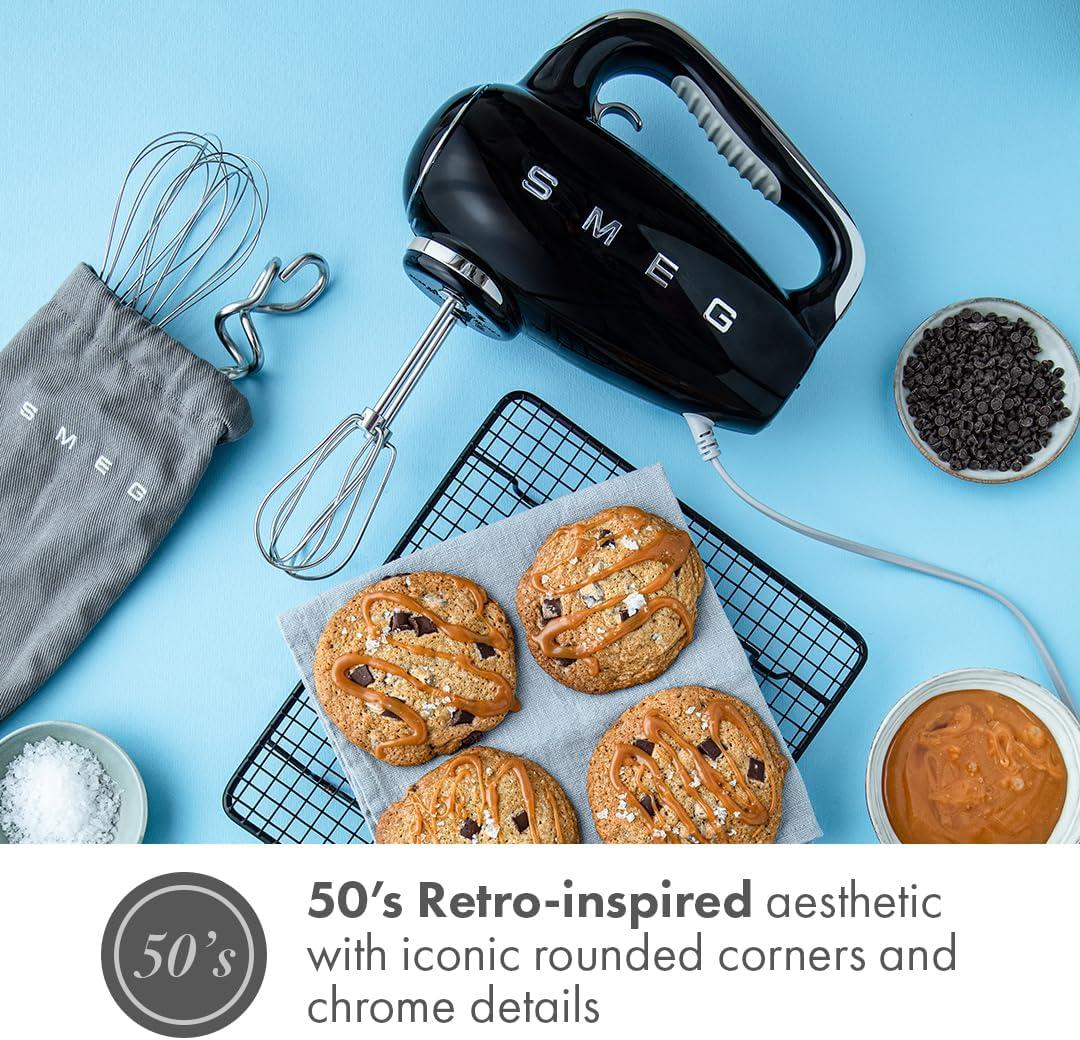 imageSMEG 50s Retro Line Hand MixersBlack