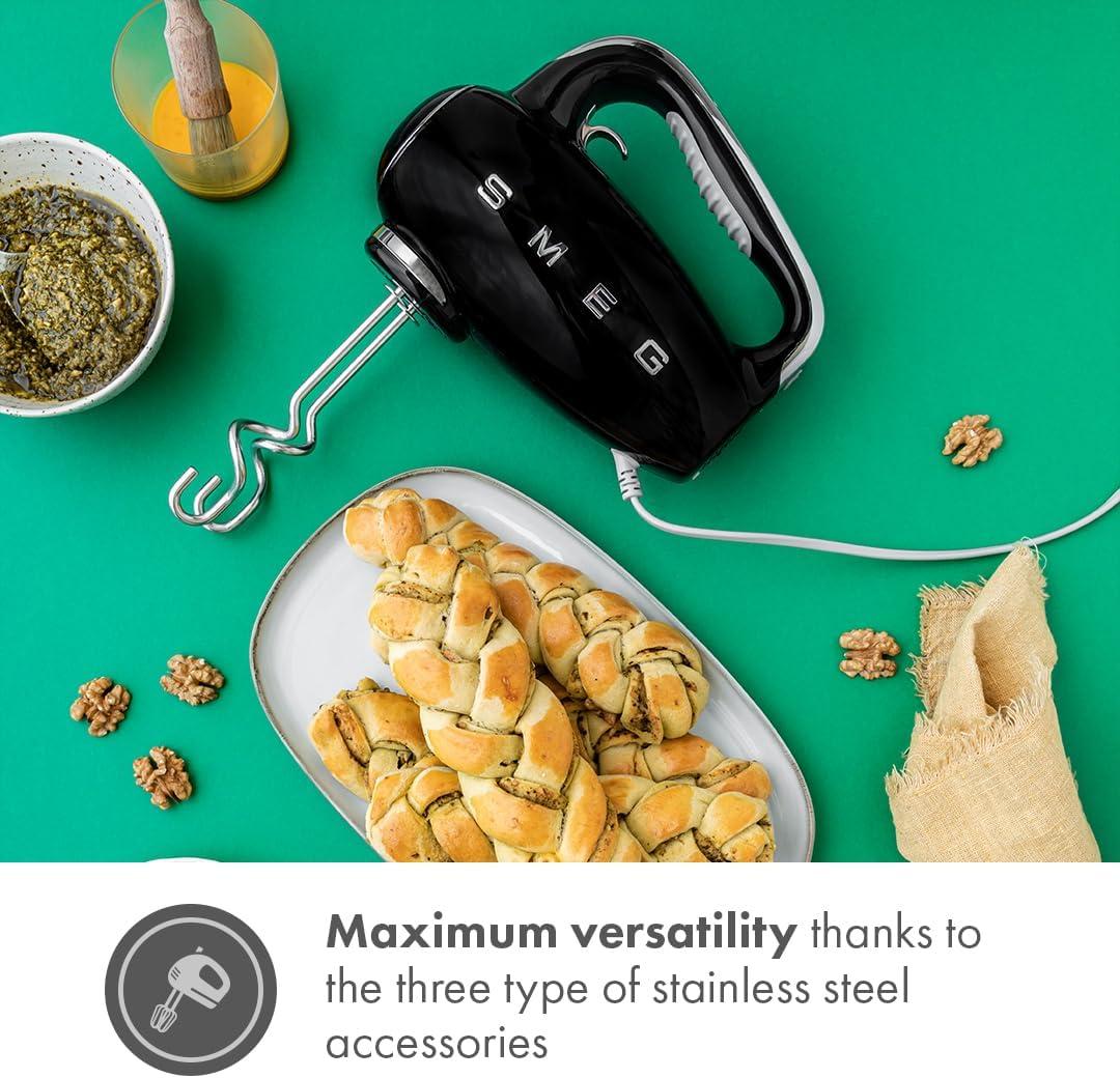 imageSMEG 50s Retro Line Hand MixersBlack