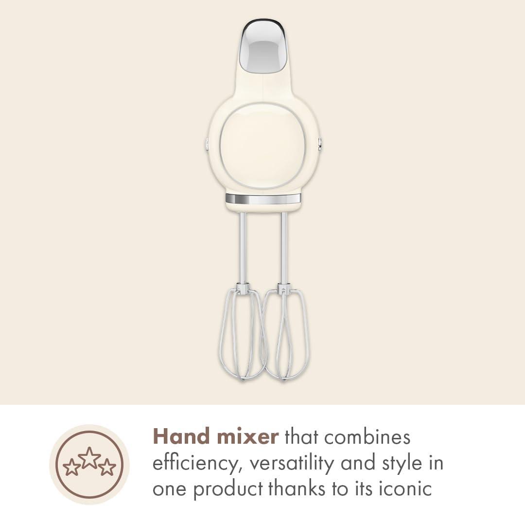 imageSMEG 50s Retro Line Hand MixersCream