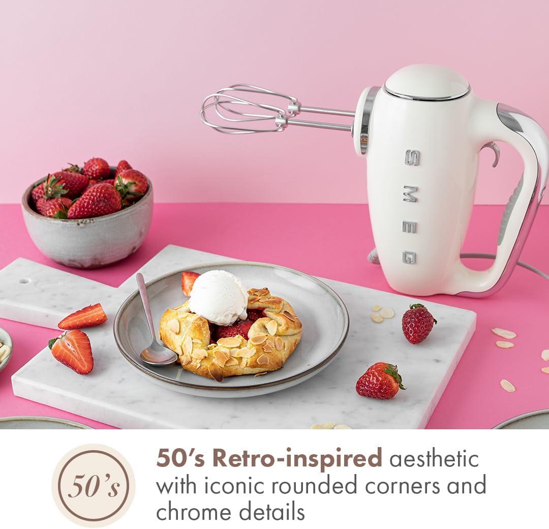 imageSMEG 50s Retro Line Hand MixersCream