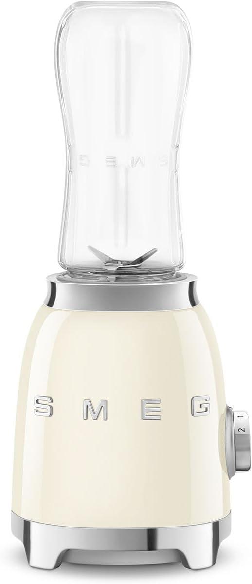 imageSMEG 50s Retro Style Personal Blender with Backlit Knob and Two BPA 600 ML Free bottles PBF01PGUS Pastel Greencream