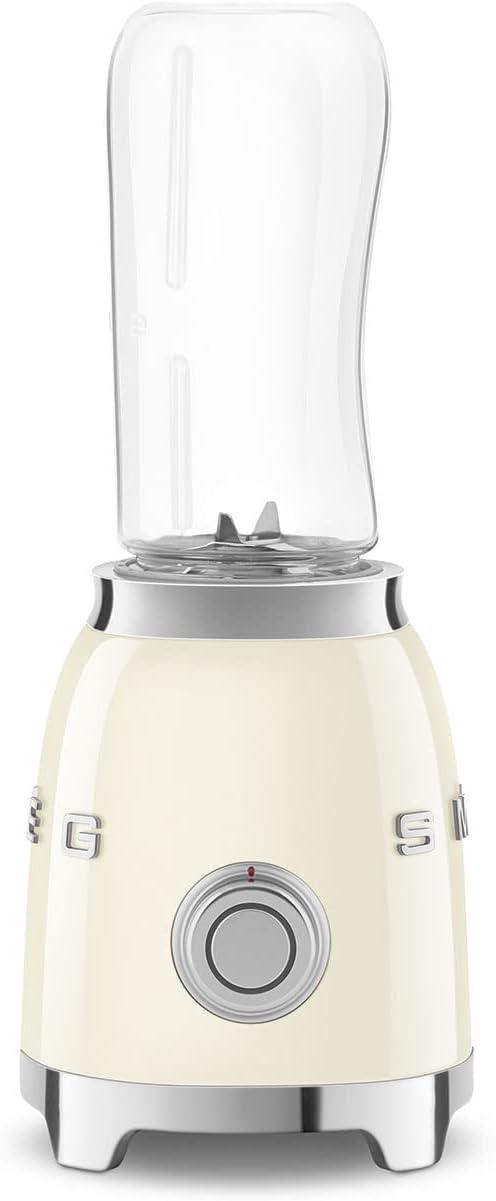 imageSMEG 50s Retro Style Personal Blender with Backlit Knob and Two BPA 600 ML Free bottles PBF01PGUS Pastel Greencream