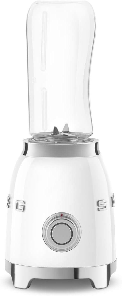 imageSMEG 50s Retro Style Personal Blender with Backlit Knob and Two BPA 600 ML Free bottles PBF01PGUS Pastel Greenwhite