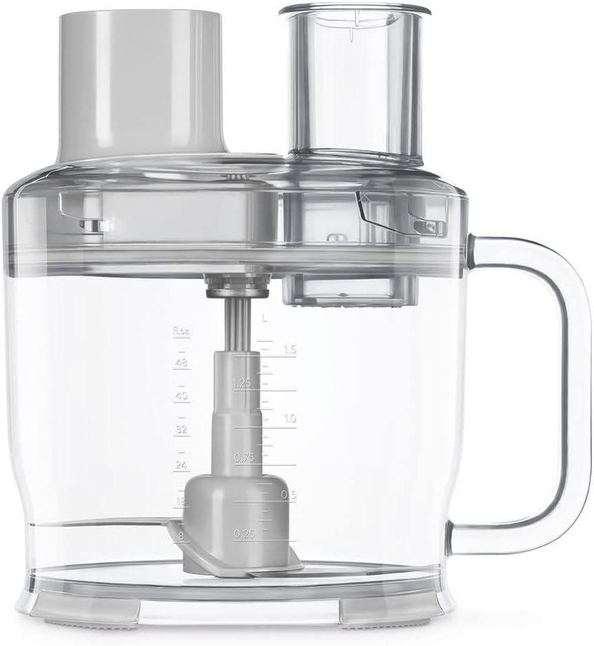 imageSMEG Hand Blender ampamp Food Processor Bundle HBF03 with HBFP11 Attachment Retro Style 350W Motor Variable Speed Tritan Renew Bowl 5in1 Functionality RedBlue