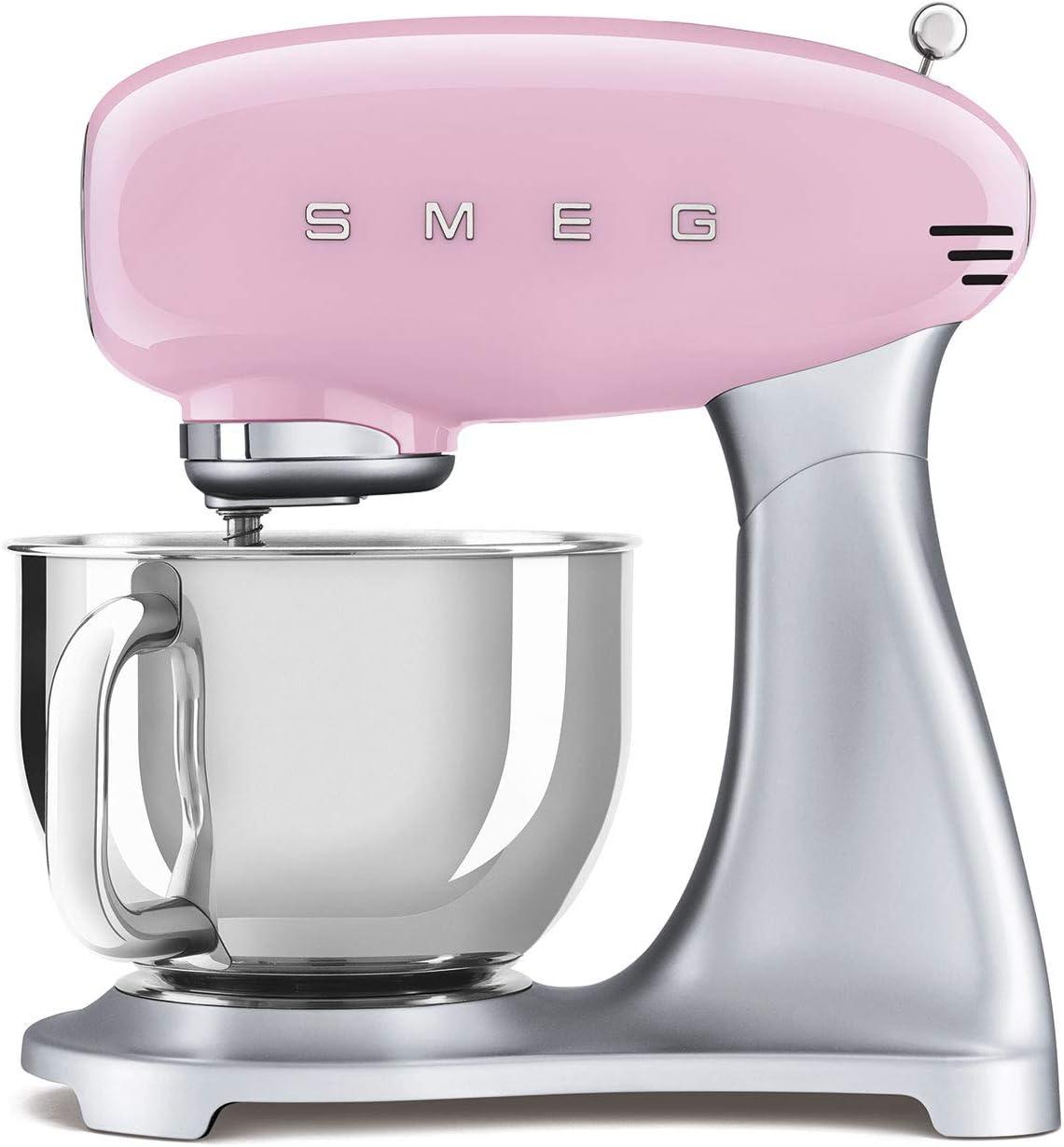 imageSMEG Stand Mixer and Pasta RollerCutter Set BlackPink