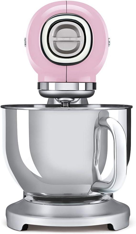 imageSMEG Stand Mixer and Pasta RollerCutter Set CreamPink