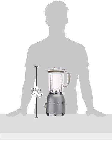 imageSmeg BLF01PGUS 50s Style Blender Pastel GreenSilver