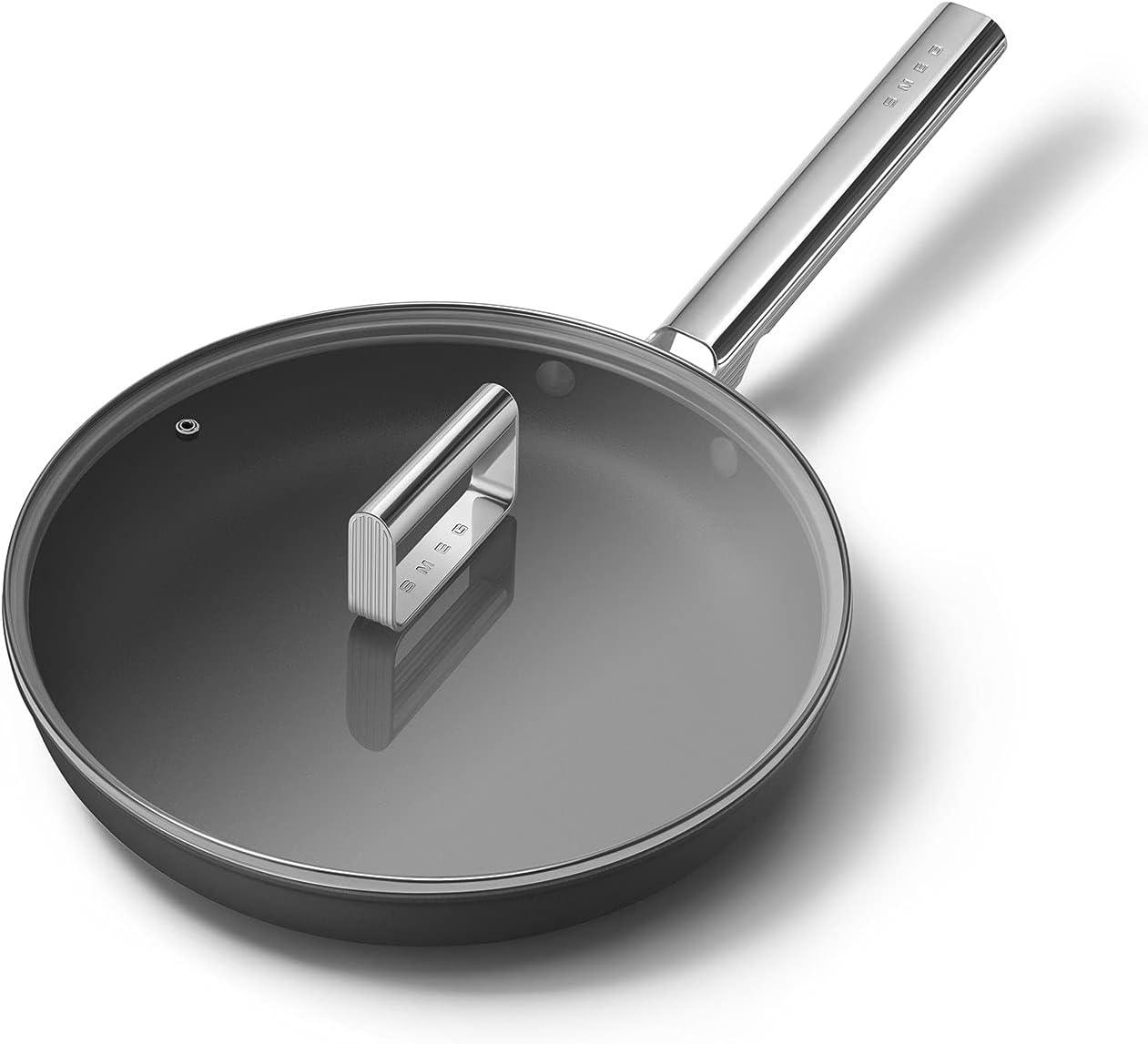 imageSmeg Cookware 12Inch Black FrypanBlack