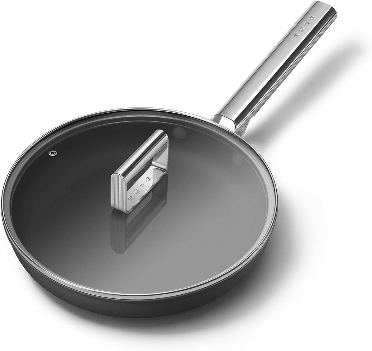 imageSmeg Cookware 12Inch Black FrypanBlack