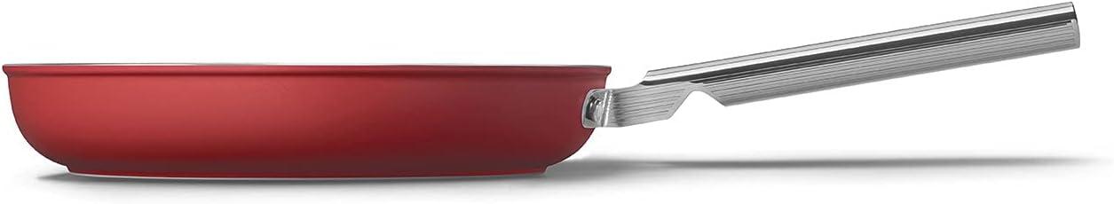 imageSmeg Cookware 12Inch Black FrypanRed