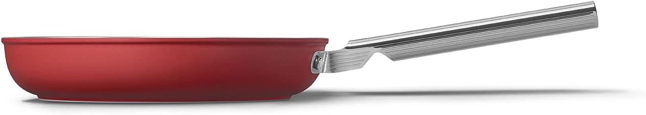 imageSmeg Cookware 12Inch Black FrypanRed