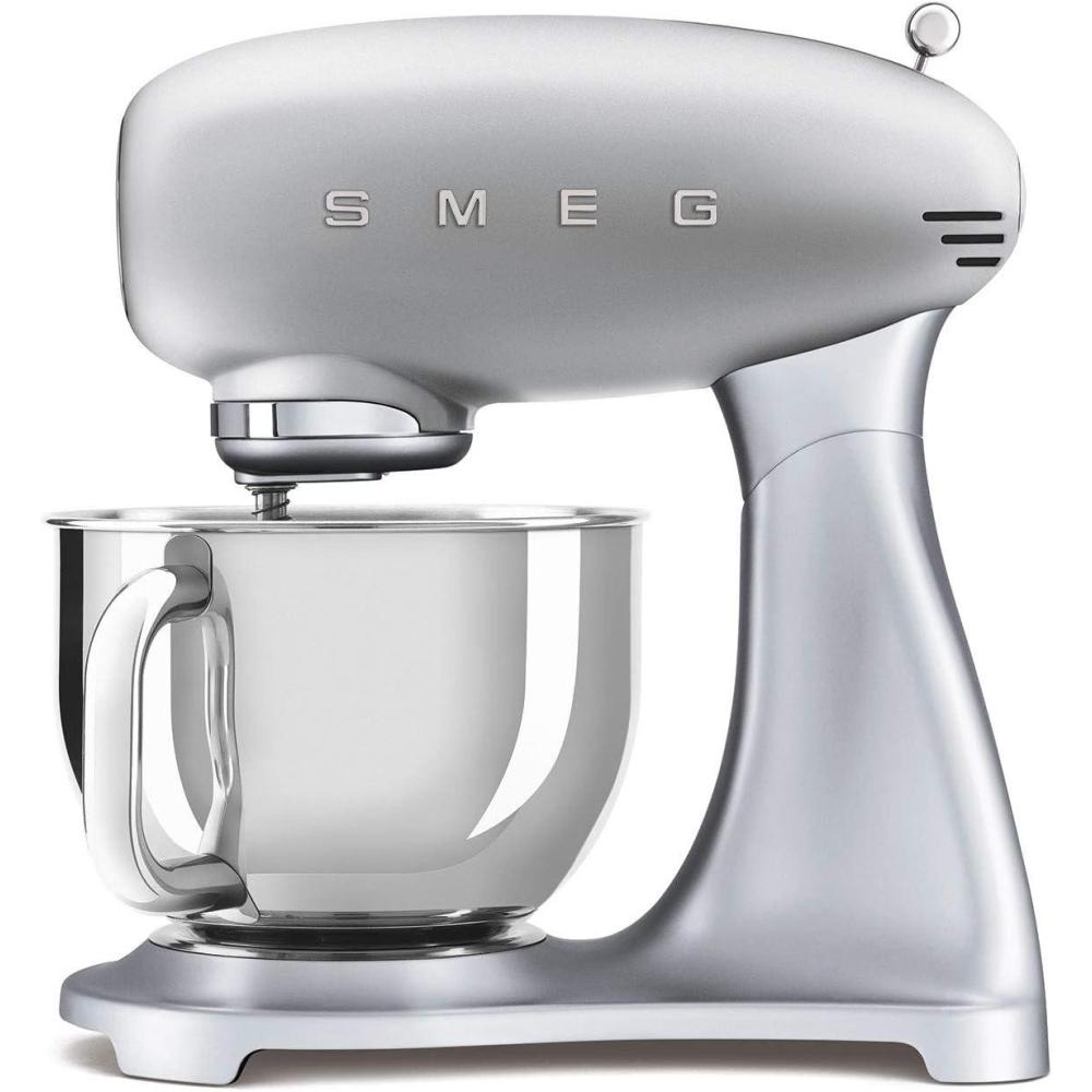 imageSMEG Stand Mixer and Pasta RollerCutter Set PinkSilver