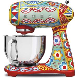 Dolce and Gabbana x Smeg SMF03DGUS Retro Style 5 Quart Stand Mixer,”Sicily Is My Love,” Collection