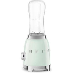 SMEG 50’s Retro Style Personal Blender with Backlit Knob and Two BPA 600 ML Free bottles PBF01PGUS Pastel Green(Pastel Green)