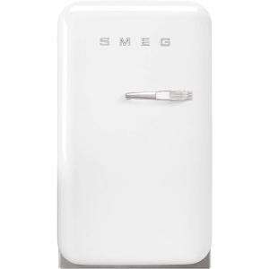SMEG FAB5 Retro Mini Fridge – 50s Style Compact Small Refrigerator, 1.2 cu ft, Automatic Defrost, LED Lighting, Adjustable Shelves– Made in Italy – Perfect for Home, Dorm, Office, Hotel -Yellow(White)