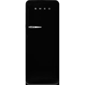 SMEG Retro Style FAB28 50s Style Refrigerator, Right Hinge, Matte Black – 9.93 Cu. Ft. – Made in Italy