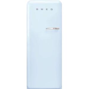 Smeg FAB28 50’s Retro Style Aesthetic Top Freezer Refrigerator with 9.93 Cu Total Capacity, Multiflow Cooling System, Adjustable Glass Shelves 24-Inches, Pastel Blue Right Hand Hinge Made In Italy(Pastel Blue)