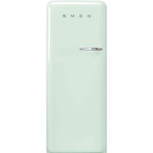 Smeg FAB28 50’s Retro Style Aesthetic Top Freezer Refrigerator with 9.93 Cu Total Capacity, Multiflow Cooling System, Adjustable Glass Shelves 24-Inches, Pastel Blue Right Hand Hinge Made In Italy(Pastel Green)