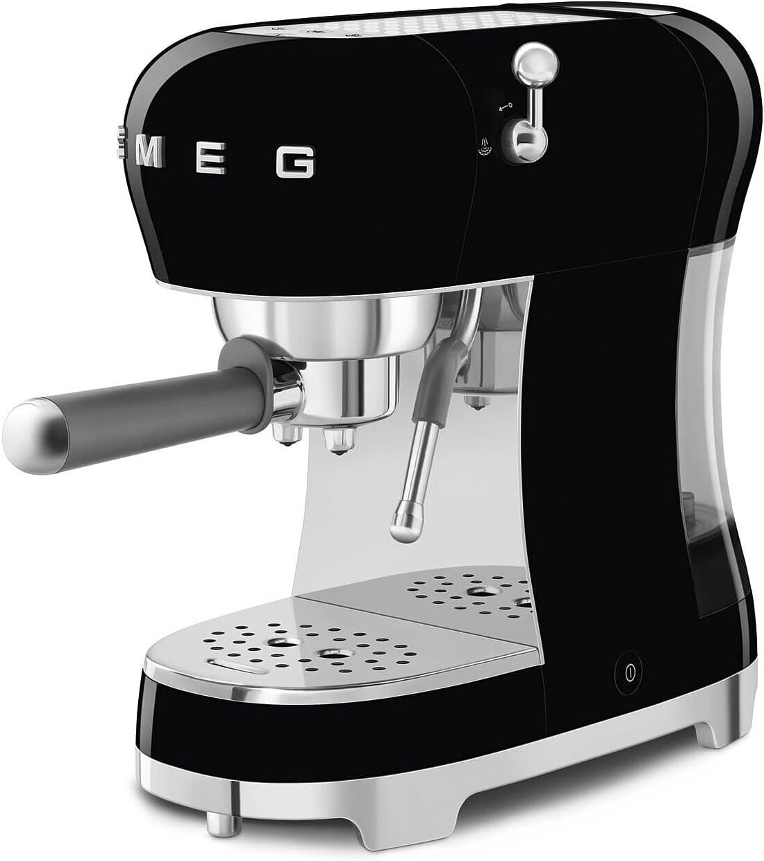 image:imageSmeg Manual Espresso and Tamper Set CreamBlack