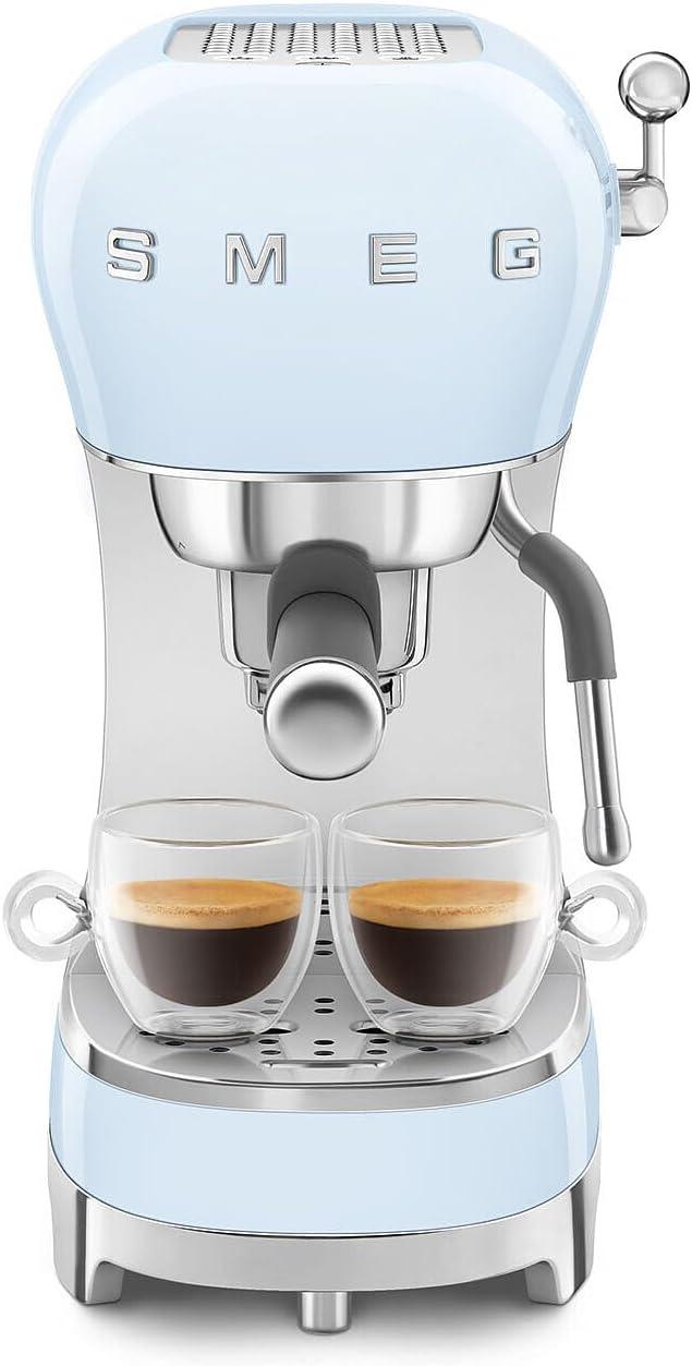 image:imageSmeg Manual Espresso and Tamper Set CreamBlue