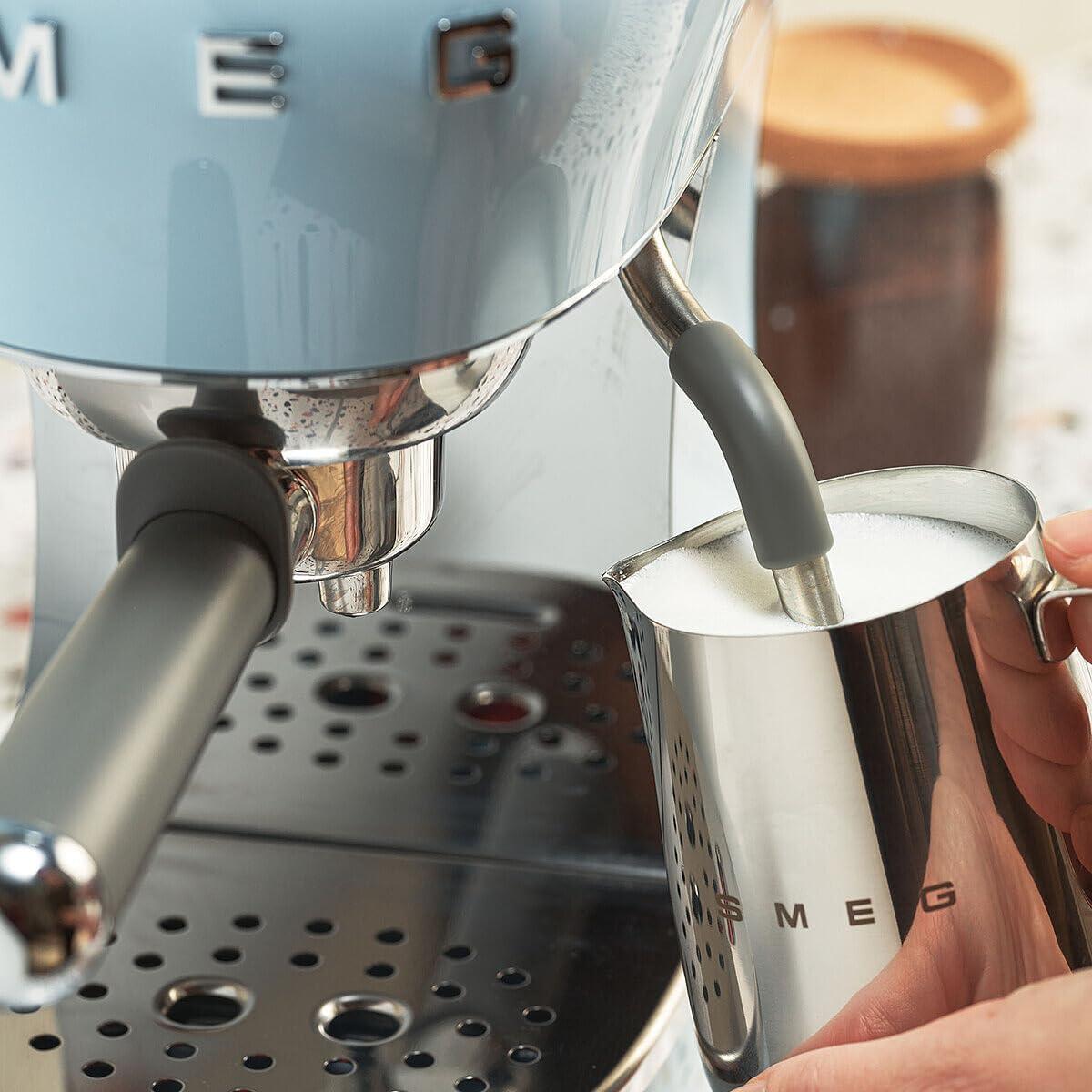image:imageSmeg Manual Espresso and Tamper Set CreamBlue