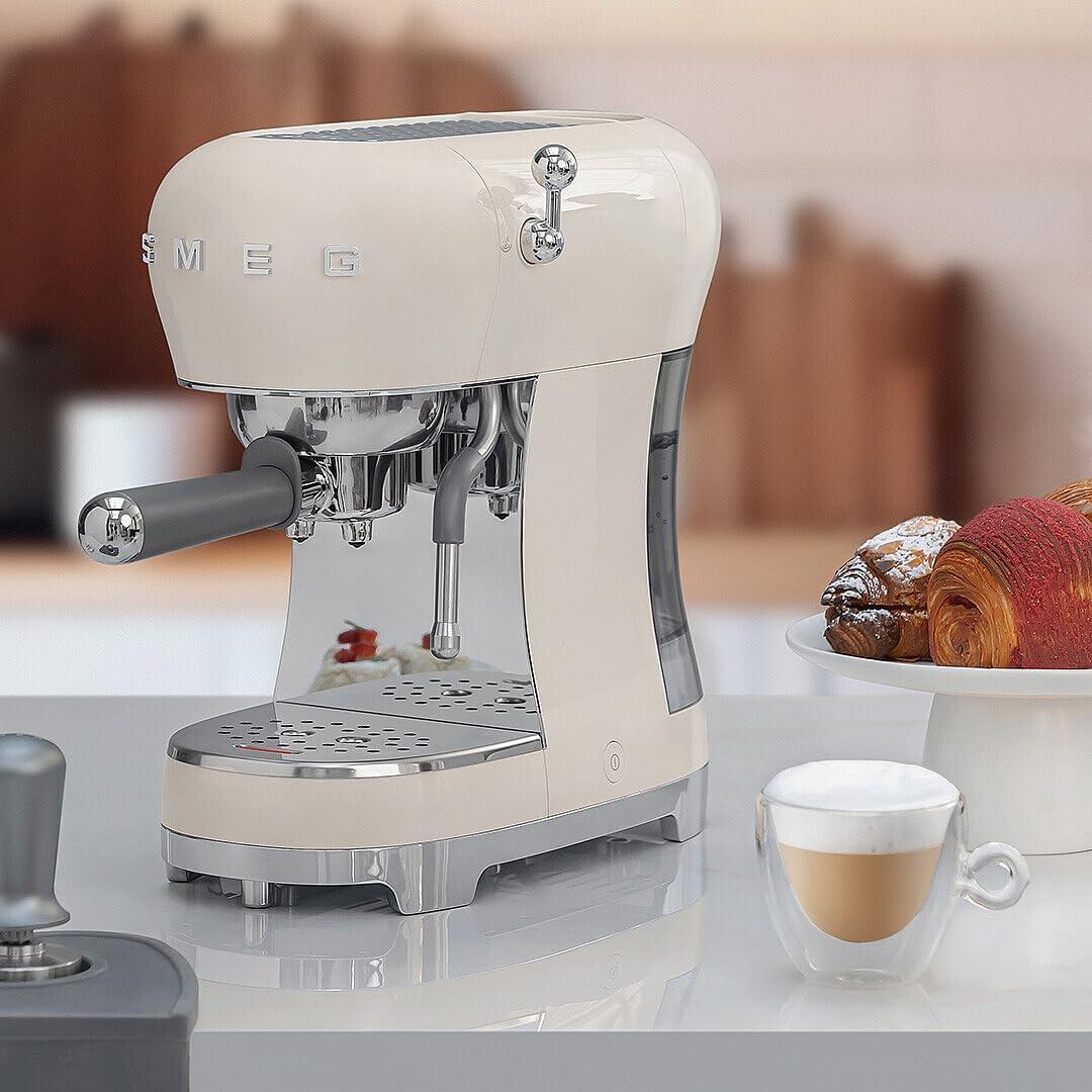 image:imageSmeg Manual Espresso and Tamper Set CreamCream