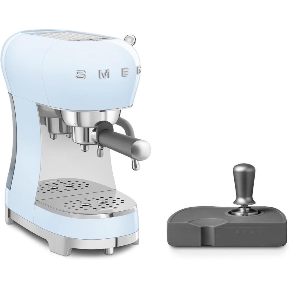 image:imageSmeg Manual Espresso and Tamper Set CreamBlue