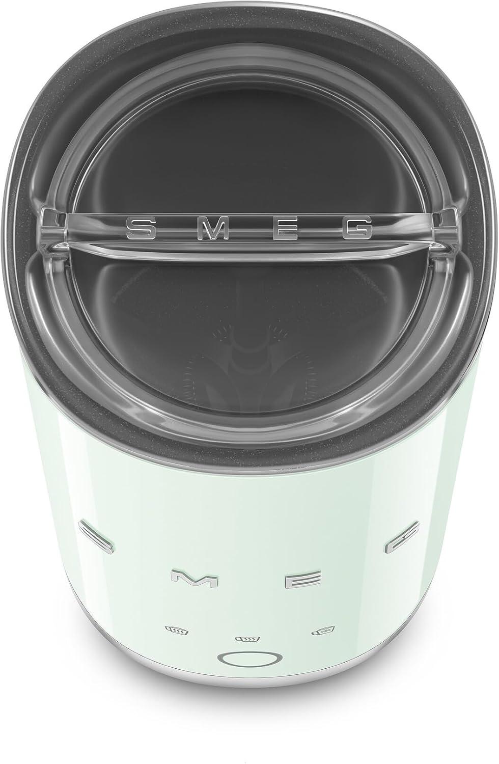 image:imageSMEG MFF02 Retro Style Mini Electric Milk Frother Automatic Hot and Cold Foam Maker for Cappuccino Latte amp Specialty Coffee 500W OneButton Operation Compact Design Coffee AccessoryPastel BluePastel Green