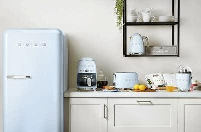 image:imageSmeg 50s Retro Drip Coffee Maker with Extra Glass Carafe Stainless SteelPastel Blue