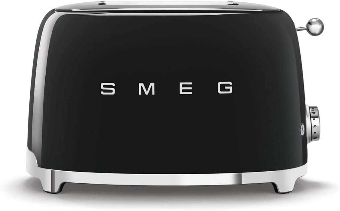 image:imageSmeg DCF02 10Cup Drip Coffee Maker amp TSF01 2Slice Toaster Set Programmable Coffee Machine with Auto Start Retro Style Toaster with Browning Control Breakfast Bundle Navy BlueBlack