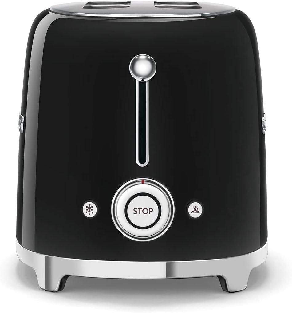 image:imageSmeg DCF02 10Cup Drip Coffee Maker amp TSF01 2Slice Toaster Set Programmable Coffee Machine with Auto Start Retro Style Toaster with Browning Control Breakfast Bundle Navy BlueBlack