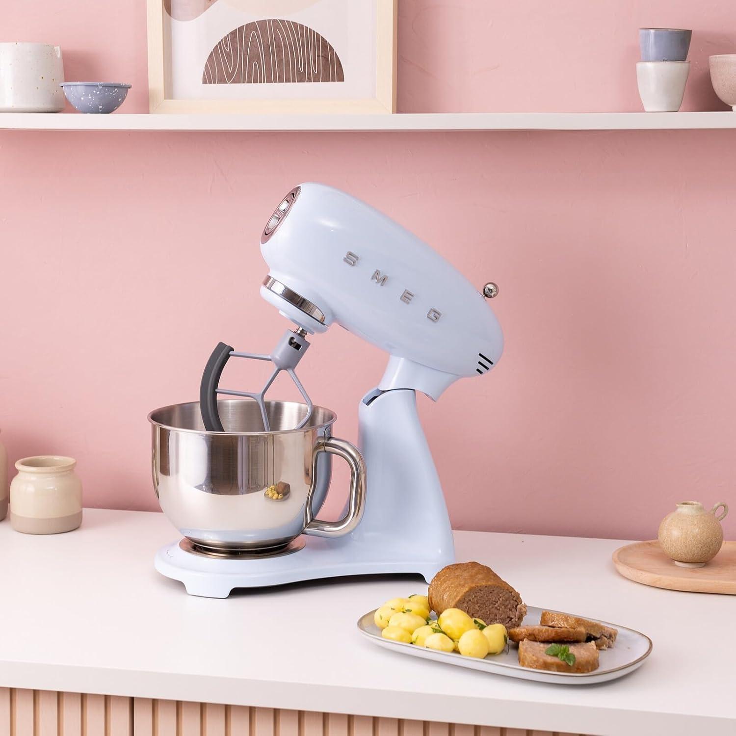 image:imageIconic 1950s Retro Design Durable diecast aluminum construction with glossy finish brings timeless Italian style to modern kitchensLight Blue