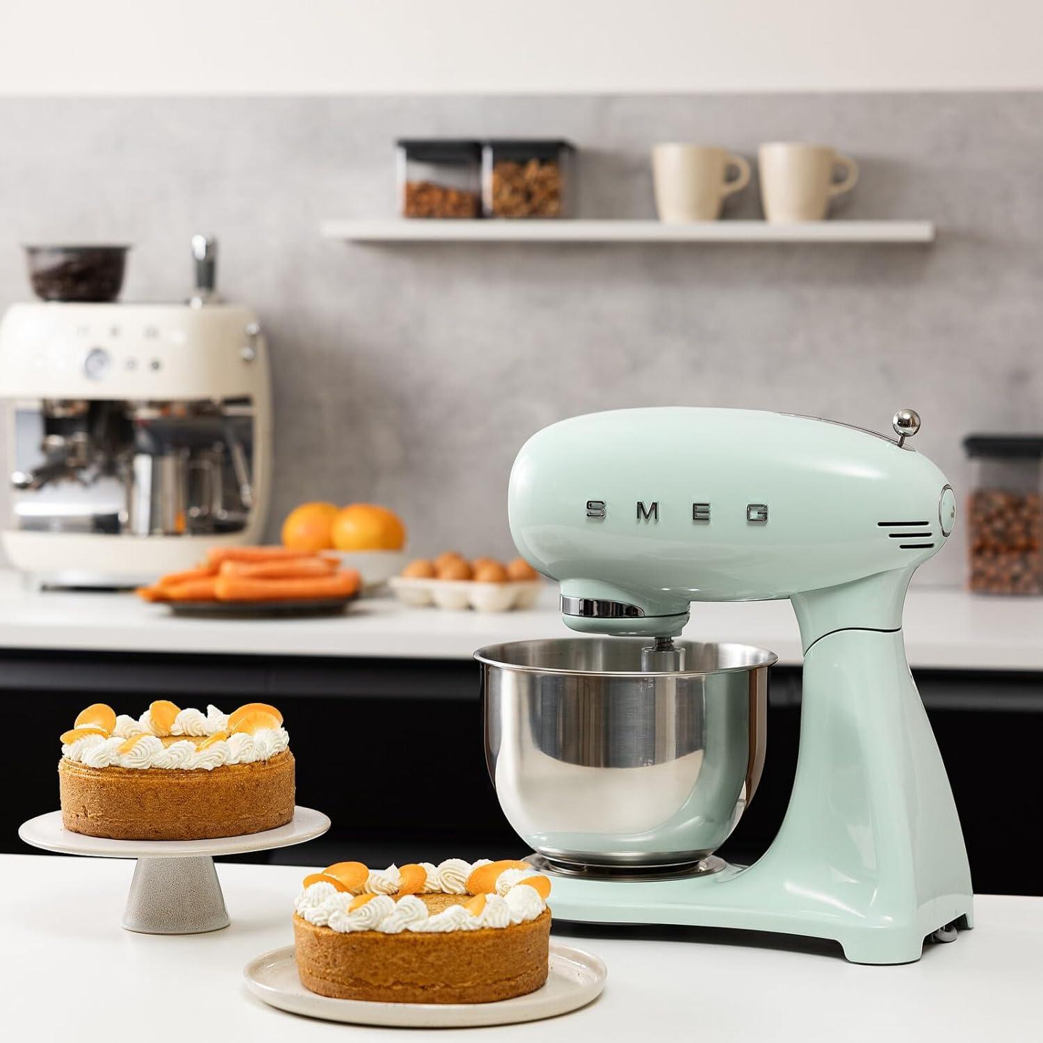 image:imageIconic 1950s Retro Design Durable diecast aluminum construction with glossy finish brings timeless Italian style to modern kitchensLight Green