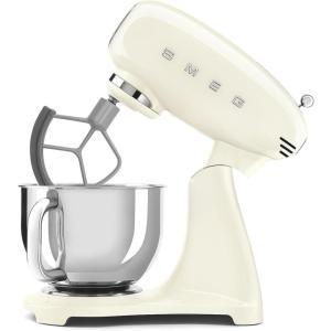 Iconic 1950s Retro Design Durable die-cast aluminum construction with glossy finish brings timeless Italian style to modern kitchens.(Beige)