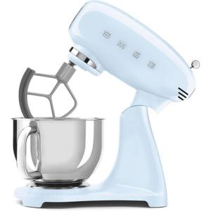 Iconic 1950s Retro Design Durable die-cast aluminum construction with glossy finish brings timeless Italian style to modern kitchens.(Light Blue)