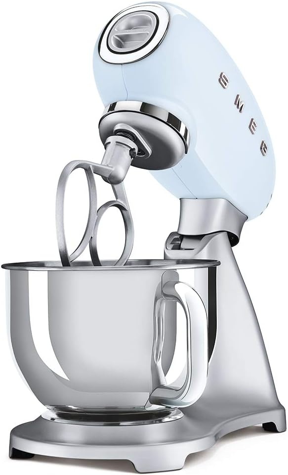 image:imageSmeg 50s Retro Stand Mixer WhiteBlue