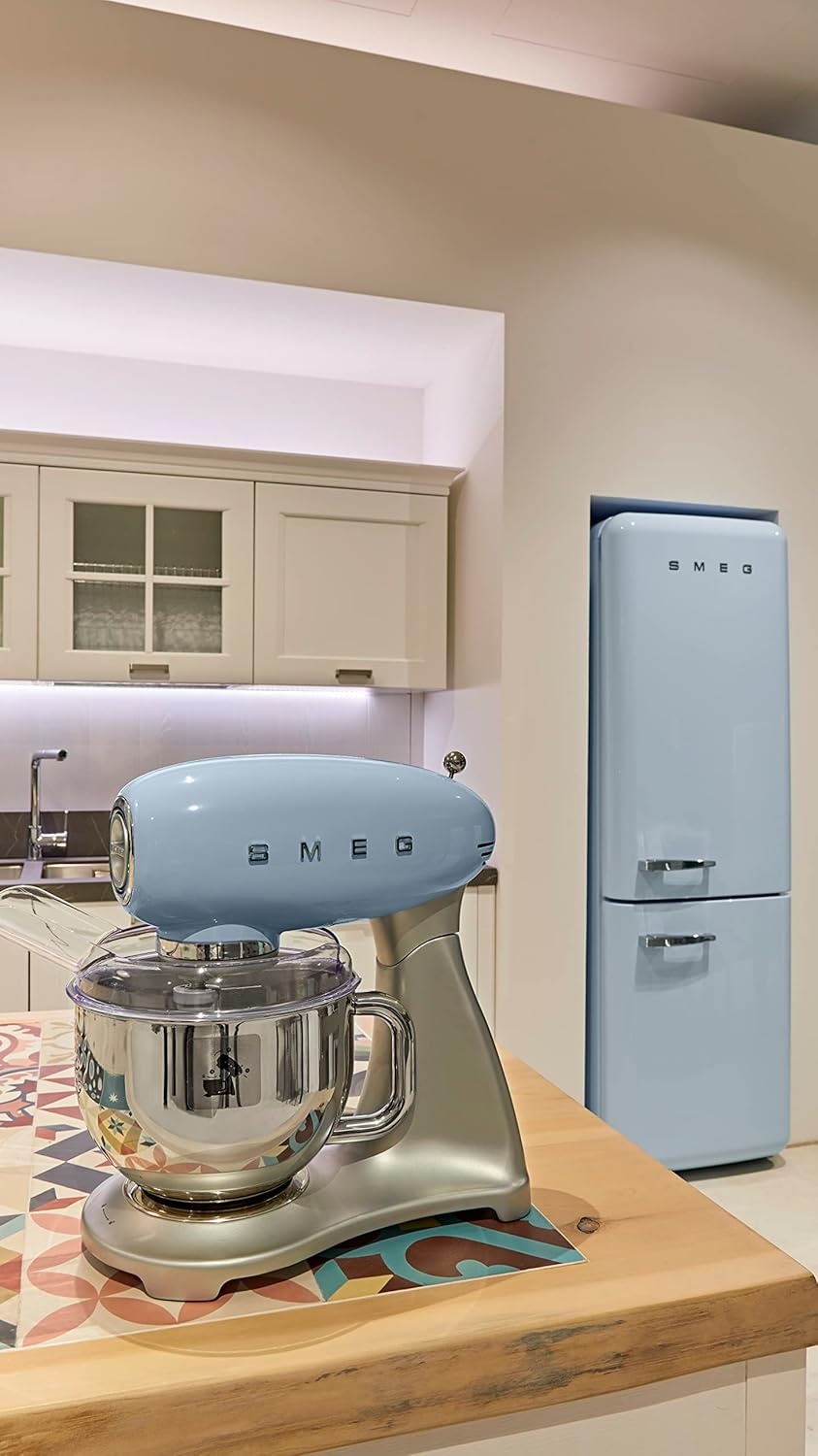 image:imageSmeg 50s Retro Stand Mixer WhiteBlue