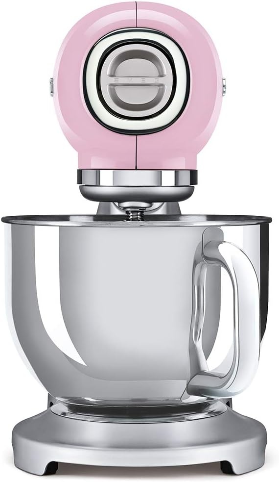 image:imageSmeg 50s Retro Stand Mixer WhitePink